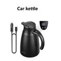Bollitore elettrico da auto 12V/24V con controllo intelligente della temperatura - 1200ml - Nero