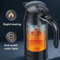 Bollitore elettrico da auto 12V/24V con controllo intelligente della temperatura - 800ml - Nero