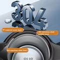 Bollitore elettrico da auto 12V/24V con controllo intelligente della temperatura - 800ml - Nero