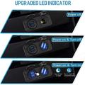 Caricabatterie USB doppio QC3.0 da 12V/24V con presa accendisigari per auto, barche e camper - Blu