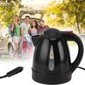 Bollitore elettrico portatile da auto a 12V, 1l - Nero