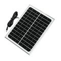 Pannello solare da 12V con doppia ventola di scarico da 120mm per la ventilazione di gabbie per animali domestici - 10W