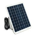 Caricabatterie a pannello solare da 12W/18V con cavo da 3m per sistemi di batterie da 12V-18V