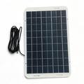 Caricabatterie a pannello solare da 12W/18V con cavo da 3m per sistemi di batterie da 12V-18V