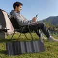 Caricabatterie con pannello solare a 5 pieghe da 12W per il campeggio e le attività all\'aperto
