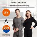 Set di intimo termico riscaldato elettricamente a 13 zone - XL - Nero