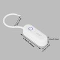 Allarme portatile per porte e finestre da 130dB con luce lampeggiante - Bianco