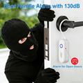 Allarme portatile per porte e finestre da 130dB con luce lampeggiante - Bianco