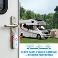 Allarme portatile per porte e finestre da 130dB con luce lampeggiante - Bianco