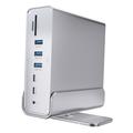 Docking station USB-C 15 in 1 con supporto - Grigio