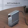 Docking station USB-C 15 in 1 con supporto - Grigio