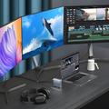 Docking station USB-C 15 in 1 con supporto - Grigio