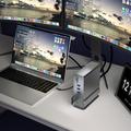 Docking station USB-C 15 in 1 con supporto - Grigio