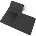 Tappetino per mouse pieghevole da 15 W con base di ricarica wireless e lavagna