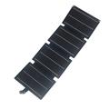 Caricabatterie solare pieghevole a 4 pannelli da 16W con porte USB-A/USB-C - Blu