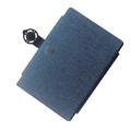 Caricabatterie solare pieghevole a 4 pannelli da 16W con porte USB-A/USB-C - Blu