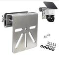 Supporto per telecamera di sorveglianza a 180 giri - Acciaio inox - Grigio