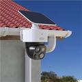 Supporto per telecamera di sorveglianza a 180 giri - Acciaio inox - Grigio