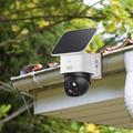 Supporto per telecamera di sorveglianza a 180 giri - Acciaio inox - Grigio