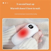 Power bank scaldamani 2 in 1 da 3600mAh - Bianco
