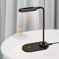 Lampada da scrivania a LED 2 in 1 con caricatore wireless rapido da 15W - Nero