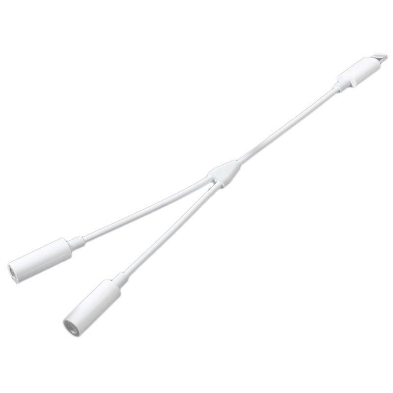 Adattatore Splitter 3 In 1 Per IPhone, Con Jack 3.5mm E Ricarica Lightning, Compatibile Con IPad