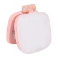 Luce magnetica 2 in 1 per selfie con specchio per il trucco - Rosa