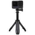 Mini treppiede 2 in 1 con asta per selfie per DJI, Insta360 e GoPro - Nero