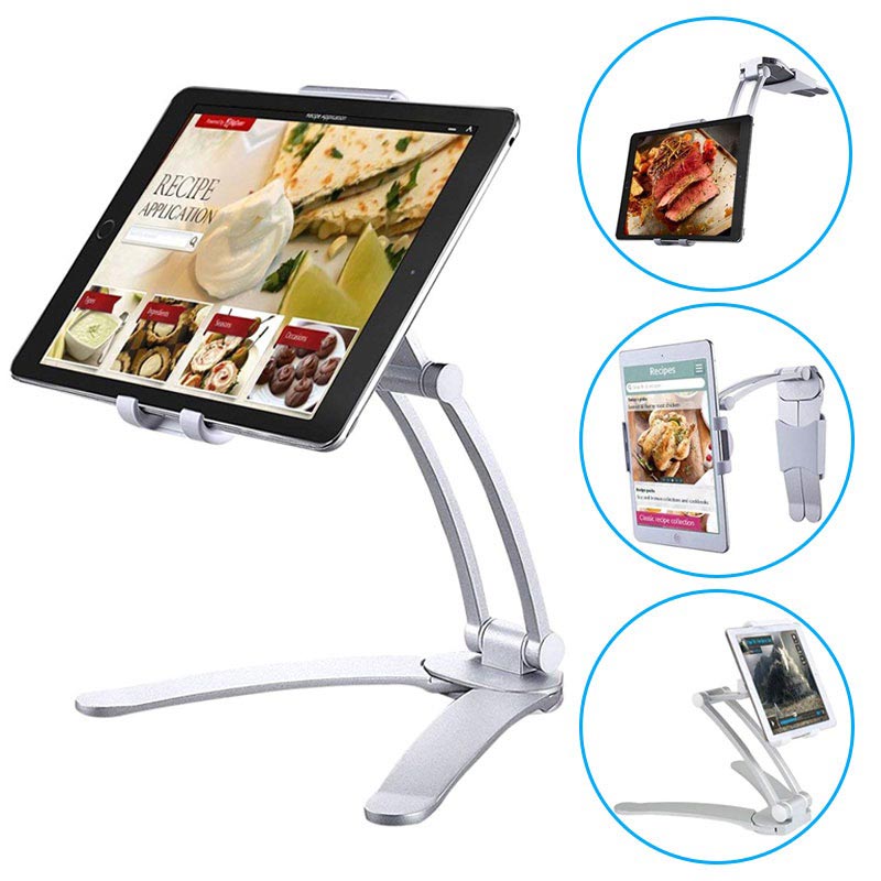 Supporto multifunzione 2 in 1 per tablet - 125mm-190mm