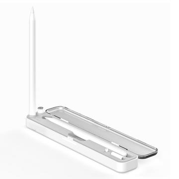 Caricatore wireless portatile 2 in 1 per Apple Pencil (seconda generazione) / (prima generazione) Scatola di ricarica wireless / cablata Batteria incorporata