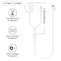Cavo di ricarica USB-A 2 in 1 per iPhone e Apple Watch - 1m - Bianco
