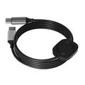 Cavo di ricarica USB-C 2 in 1 con caricatore wireless magnetico per Apple Watch - 1.2m, 100W - Nero