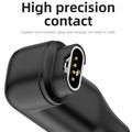 Cavo di ricarica angolato intrecciato 2 in 1 USB-C/USB-A per smartwatch Garmin - 1m