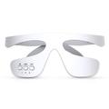 Massaggiatore oculare wireless di seconda generazione per impacchi caldi/terapia con luce rossa - Bianco