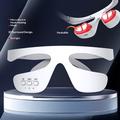 Massaggiatore oculare wireless di seconda generazione per impacchi caldi/terapia con luce rossa - Bianco