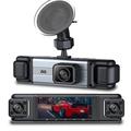 Telecamera da cruscotto a 4 lenti da 3.0" 1080P con registrazione anteriore, posteriore e laterale
