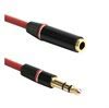 Prolunga Cavo Audio 3.5mm / 3.5mm - Rosso
