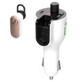 Trasmettitore Bluetooth FM e Doppio Caricatore per Auto USB T20 - Nero