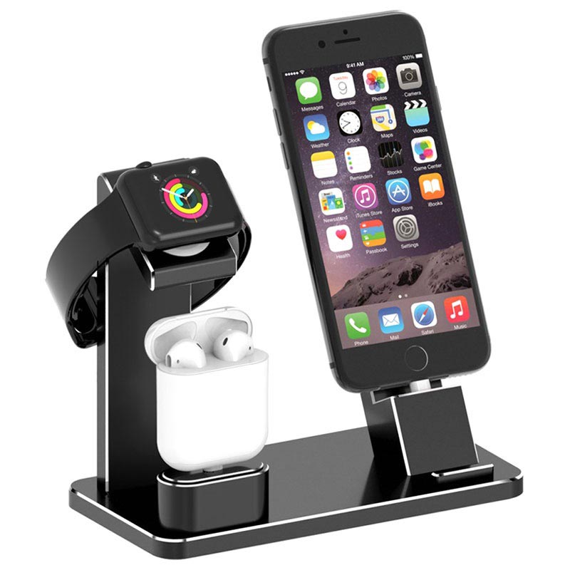 Supporto di Ricarica per iWatch, Qi wireless caricatore supporto di ricarica  wireless veloce docking station per Apple Watch Stand Airpods iPhone X/8  Plus/XS MAX/XR e Iwatch Series 4/3/2/1 | Prezzi e Offerte 