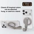 Supporto magnetico 3 in 1 con anello per smartphone - Grigio