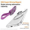 Supporto magnetico 3 in 1 con anello per smartphone - Viola