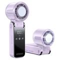 Mini ventola di raffreddamento 3 in 1 per semiconduttori TEC con display a LED - Viola
