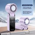 Mini ventola di raffreddamento 3 in 1 per semiconduttori TEC con display a LED - Viola