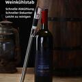 Asta per il raffreddamento del vino in acciaio inox 3 in 1
