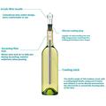 Asta per il raffreddamento del vino in acciaio inox 3 in 1