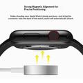 Cavo di ricarica USB-C 3 in 1 a USB-C, Lightning, caricatore wireless Apple Watch - 1m - Bianco