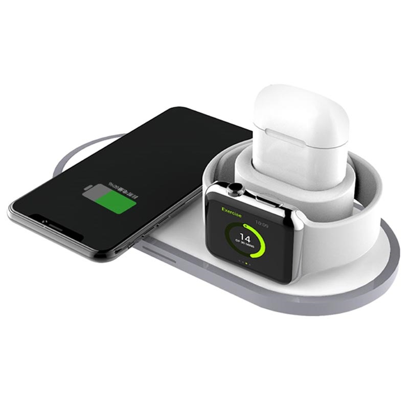 3-in-1 Wireless Stazione di Ricarica - iPhone, Apple Watch, AirPods