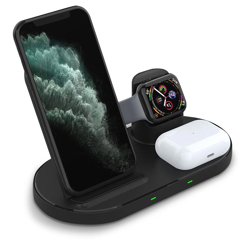 3-in-1 Wireless Stazione di Ricarica W55 - iPhone, AirPods, iWatch