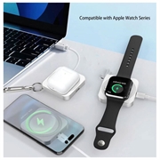 3 in 1 Wireless Magnetic Charger 15w Fast Charger for Apple Devices (Open Box - Bulk Satisfactory) - Black