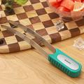 Taglia-anguria in acciaio inossidabile 304 con manico ergonomico - Verde